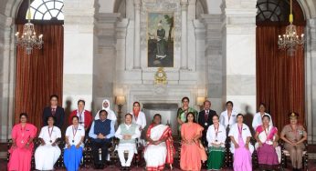President Droupadi Murmu Presents National Florence Nightingale Awards 2024 to Nursing Professionals