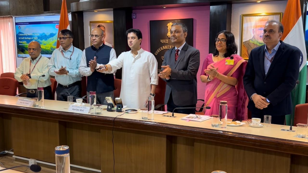 Union Minister Jyotiraditya M. Scindia Launches Official Website for Ashtalakshmi Mahotsav 2024