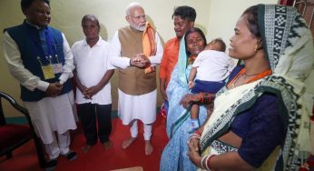 PM Modi Immerses in Odia Culture, Enjoys ‘Kheeri’ During Visit to PM Awas Yojana Beneficiaries in Bhubaneswar