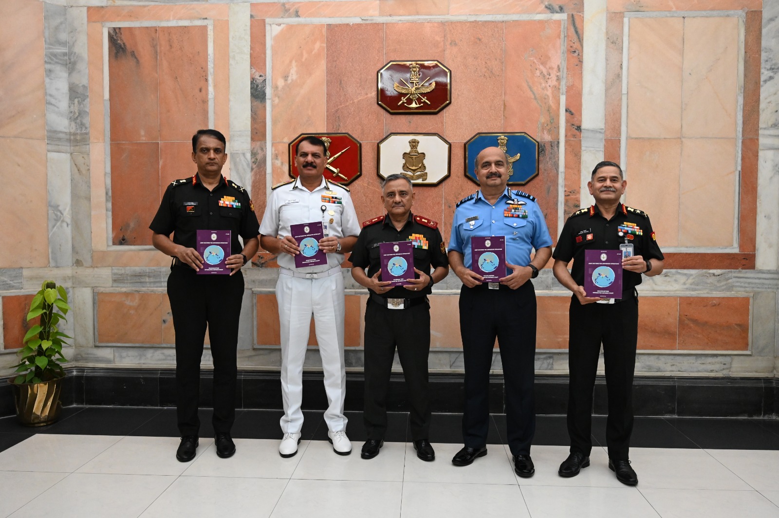 CDS General Anil Chauhan Unveils Joint Doctrine for Amphibious Operations at COSC Meeting