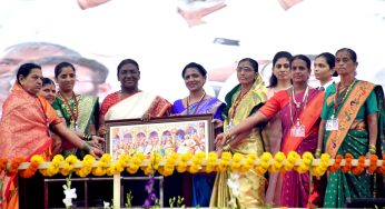 President Droupadi Murmu Highlights the Role of Cooperatives at Shri Warana Women Cooperative’s Golden Jubilee Celebration