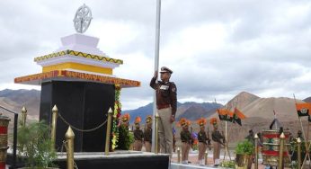 RPF Director General Manoj Yadava Leads Police Delegation to Honor Martyrs at Hot Spring Memorial in Ladakh