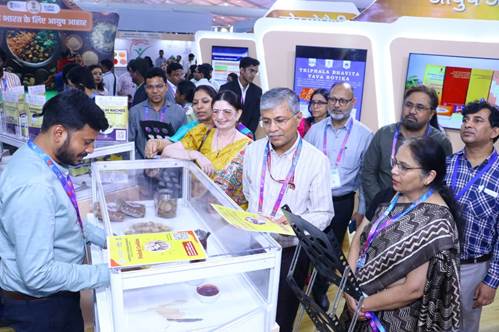 Ayush Pavilion Showcases Ayurveda’s Role in Nutrition and Wellness at World Food India 2024