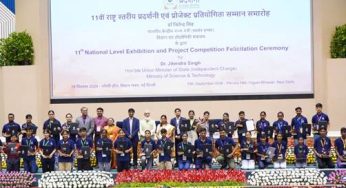 Young Innovators Shine at 11th National Level Exhibition and Project Competition of INSPIRE-MANAK