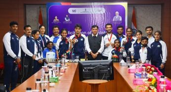 Indian Para-Badminton Contingent Felicitated for Record-Breaking Performance at Paris 2024
