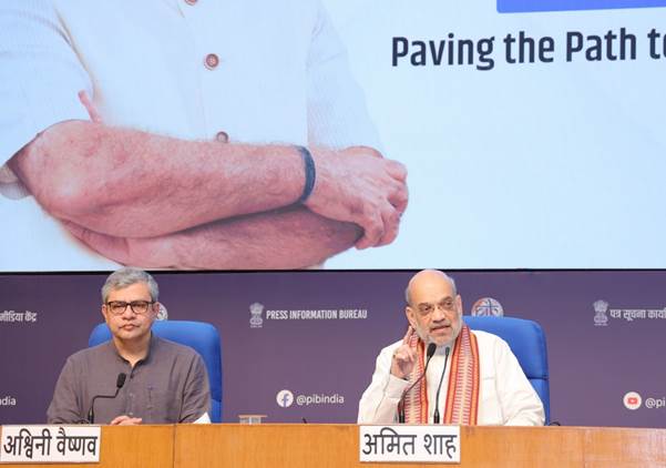 Amit Shah Highlights Achievements of Modi Government’s First 100 Days in Third Term
