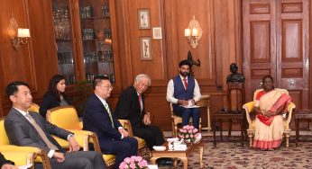 Singapore Defence Minister Dr. Ng Eng Hen Meets President Droupadi Murmu at Rashtrapati Bhavan