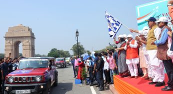 Raksha Mantri Flags Off ‘Vayu Veer Vijeta’ Car Rally to Mark 92nd Indian Air Force Anniversary