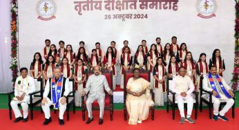 President Murmu Addresses Convocation Ceremony at Pt. Deendayal Upadhyaya Memorial Health Science and Ayush University in Raipur