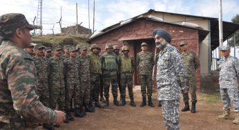 Air Chief Marshal AP Singh Visits Forward Bases in Jammu on Diwali Eve