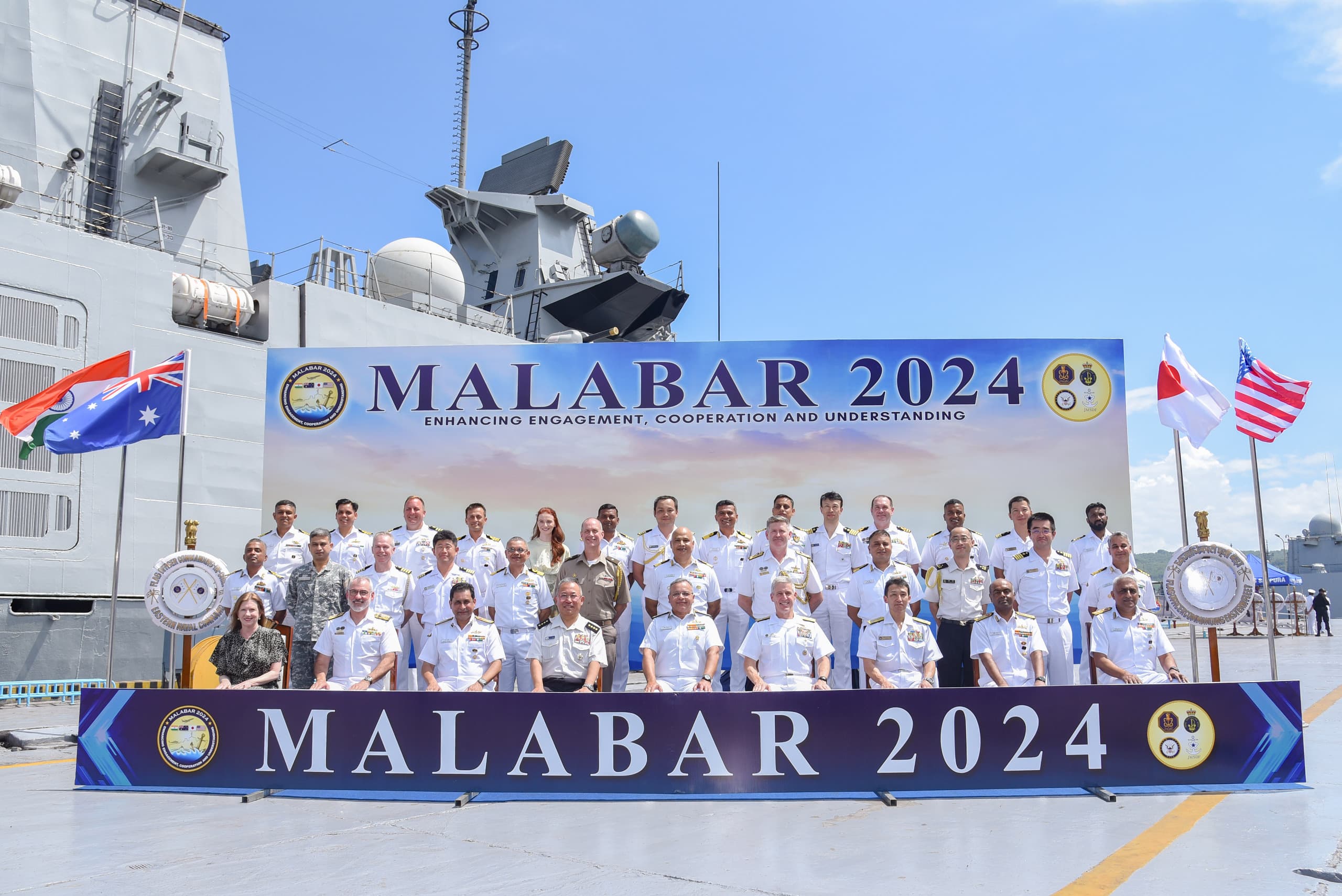 MALABAR 2024: Opening Ceremony Marks a Significant Milestone in Multinational Maritime Collaboration