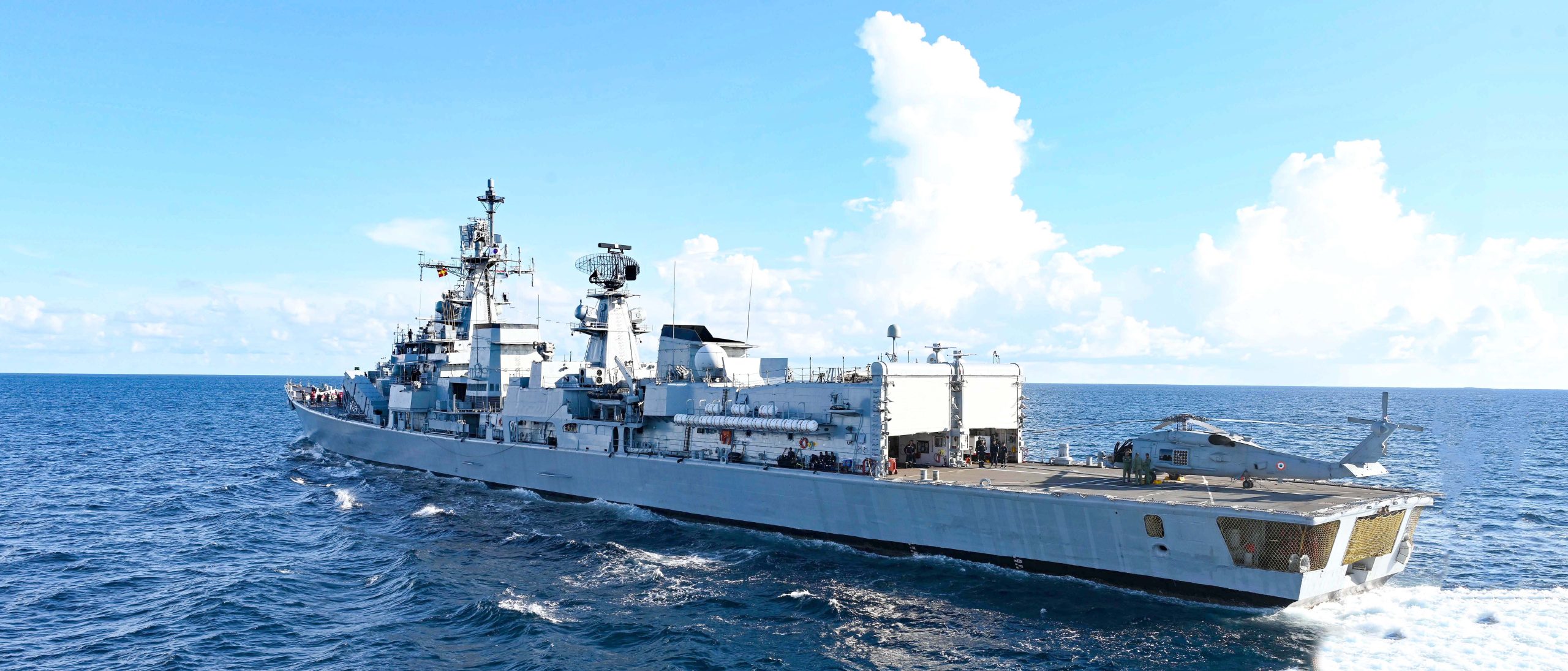 Sea Phase of Exercise MALABAR 2024 Kicks Off Off the Coast of Visakhapatnam