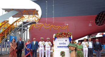 Indian Navy Launches First Multi-Purpose Vessel ‘Samarthak’ Built by L&T Shipyard