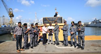 Indian Navy Inducts 7th Ammunition Cum Torpedo Cum Missile Barge, LSAM 21