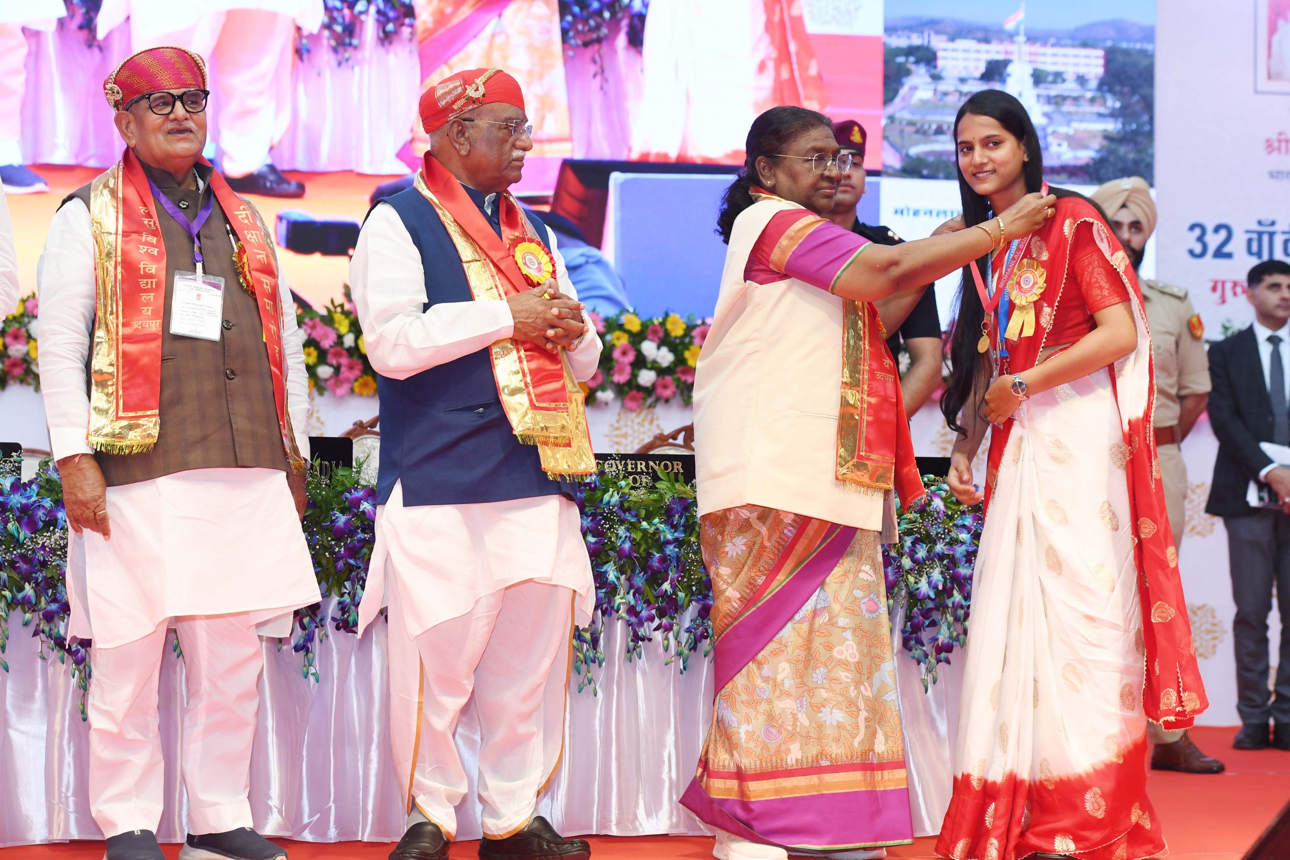 President Murmu Addresses 32nd Convocation of Mohanlal Sukhadia University, Udaipur
