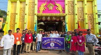 Heritage Enthusiasts Explore Dhenkanal’s Iconic ‘Chandi Medhas’ During Gajalaxmi Puja