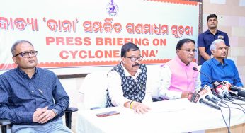 Cyclone Dana: 8 Lakh People Safely Evacuated, Restoration Efforts Underway in Odisha