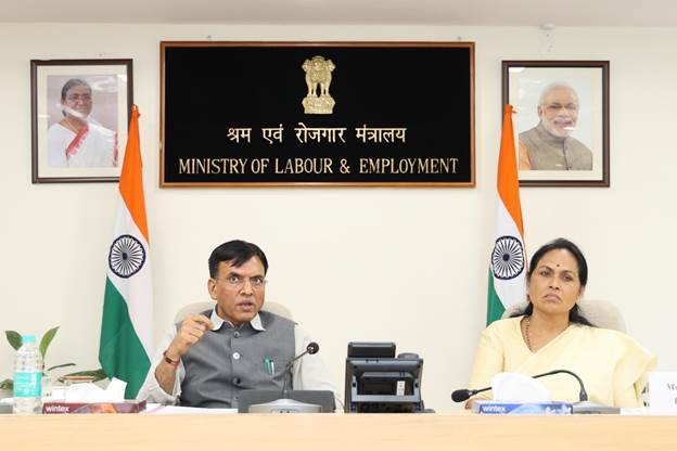 Dr. Mansukh Mandaviya Chairs High-Level Meeting to Streamline Employment Data and Overseas Emigration Trends