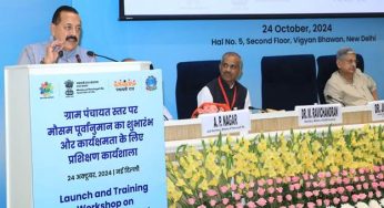 Jitendra Singh Launches Groundbreaking Weather Forecast Initiative for India’s Gram Panchayats