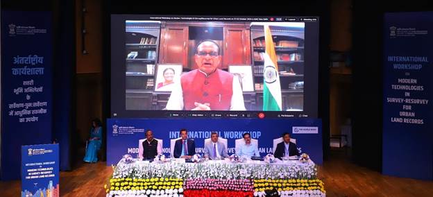 Union Minister Shivraj Singh Chouhan Inaugurates International Workshop on Modern Technologies in Urban Land Surveys