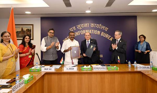 India and Colombia Sign Landmark Audio-Visual Co-Production Agreement to Boost Film Collaboration