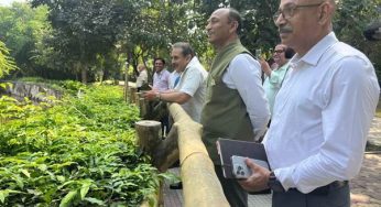 MoS Kirt Vardhan Singh Inspects Delhi Zoo, Focuses on Health of African Elephant Shankar