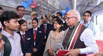 Minister Manohar Lal Marks One Year of Namo Bharat Operations, Highlights Rapid Rail’s Impact on Commuters