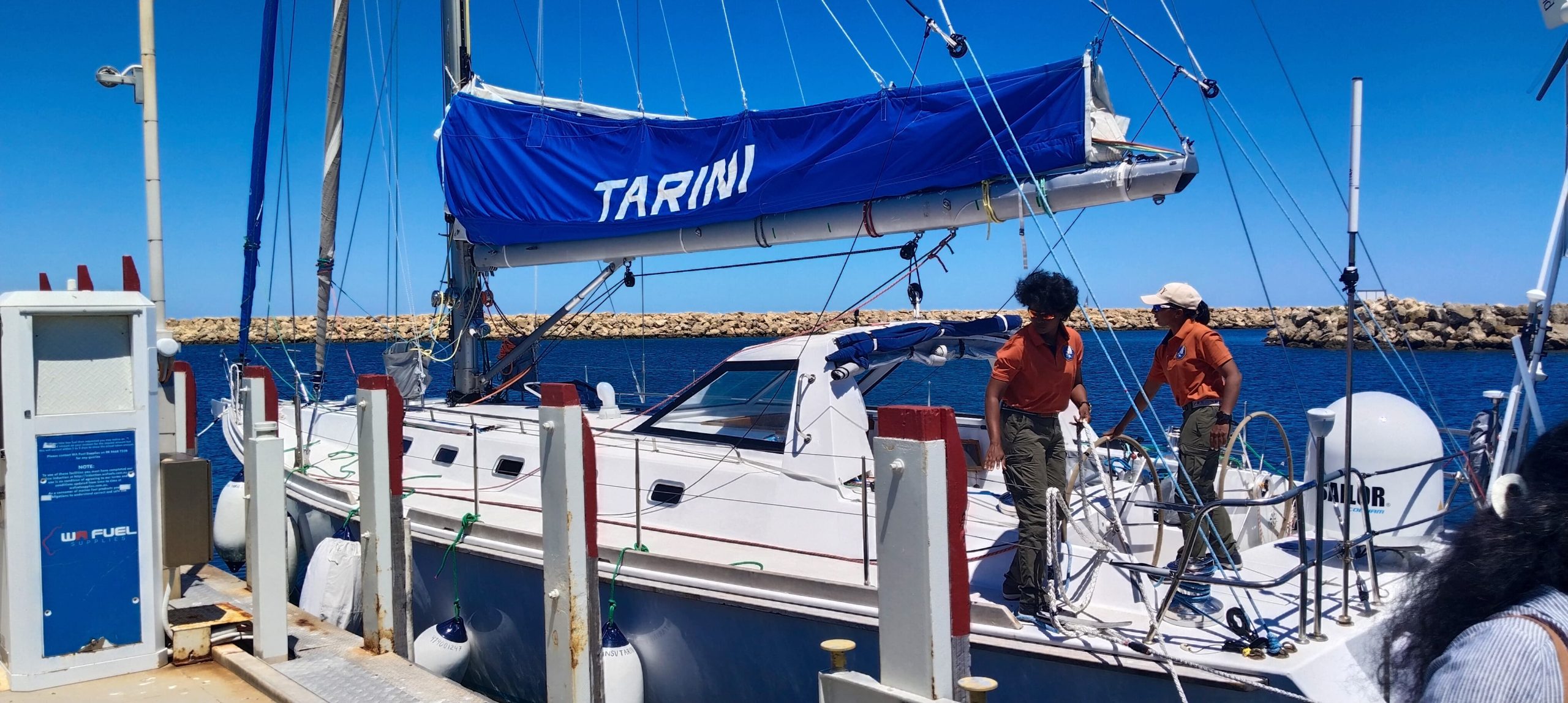 INSV Tarini Sets Sail for New Zealand in Next Phase of Navika Sagar Parikrama-II