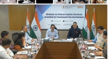 Webinar on “Citizen-Centric Services by Panchayati Raj Institutions” Highlights Digital Advancements in Rural Governance