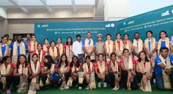 Indian Women’s Hockey Team Arrives in Gaya for Bihar Women’s Asian Champions Trophy Rajgir 2024