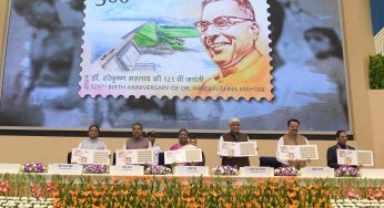 President Murmu Releases Commemorative Postage Stamp Honoring Dr. Harekrushna Mahtab on His 125th Birth Anniversary