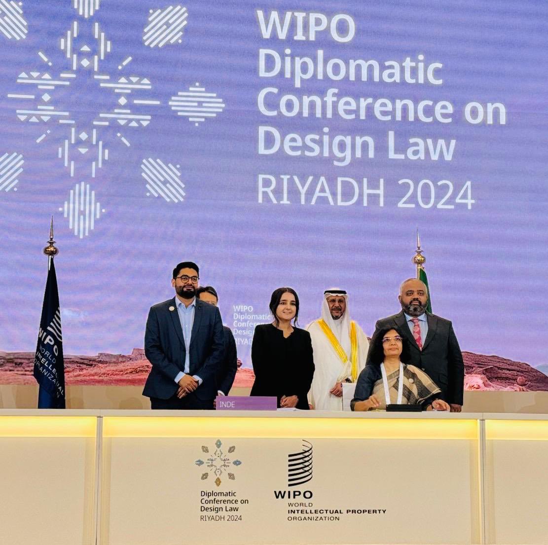 India Signs Landmark Riyadh Design Law Treaty to Boost Global Design Protection
