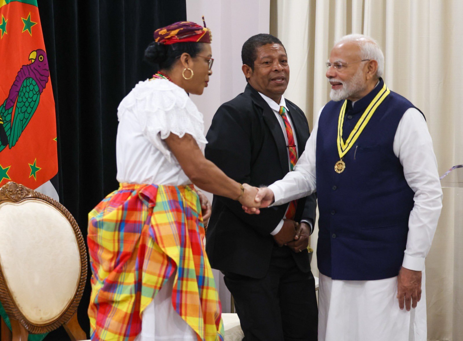 PM Modi Conferred Dominica’s Highest National Award at India-CARICOM Summit
