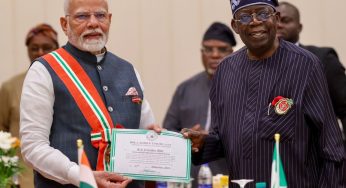 PM Modi Honored with Nigeria’s Top National Award for Strengthening Bilateral Ties