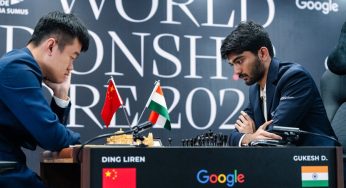 World Chess Championship: Gukesh Holds Ding Liren With Black Pieces In Game 4