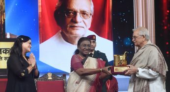 President Murmu Presents Aaj Tak Sahitya Jagriti Samman, Celebrates Literature’s Role in Society