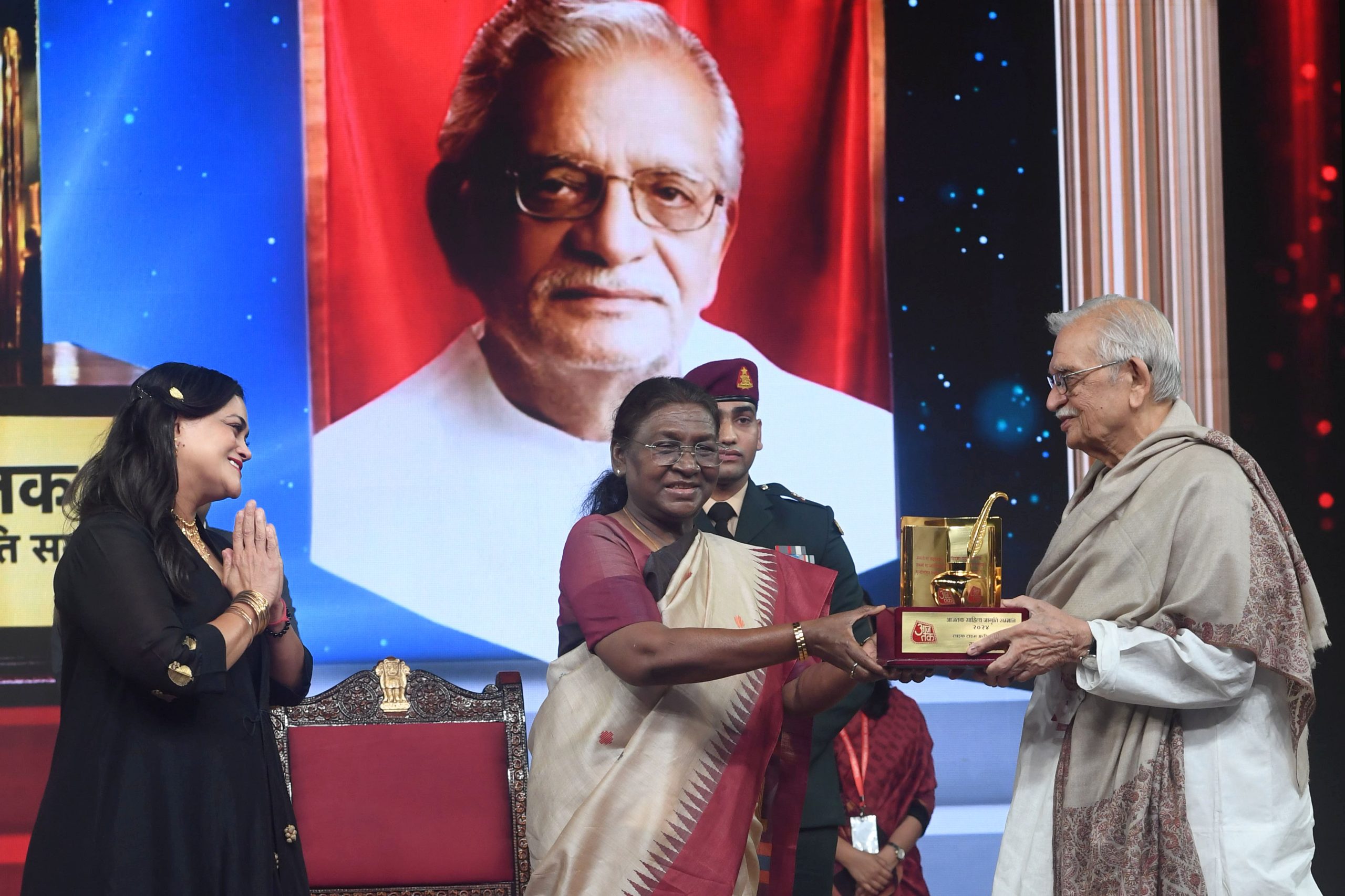 President Murmu Presents Aaj Tak Sahitya Jagriti Samman, Celebrates Literature’s Role in Society