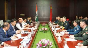 Raksha Mantri Rajnath Singh Meets Chinese Defence Minister Admiral Dong Jun at 11th ADMM-Plus in Vientiane