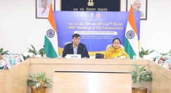 Union Minister Mansukh Mandaviya Chairs 195th ESI Corporation Meeting