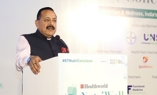 Union Minister Jitendra Singh Advocates Sustainable Nutrition at Nutriwell Conclave 2024