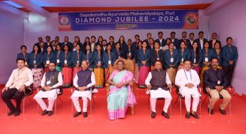 President Murmu Advocates for Ayurveda’s Global Recognition at Gopabandhu Ayurveda Mahavidyalaya’s 75th Anniversary