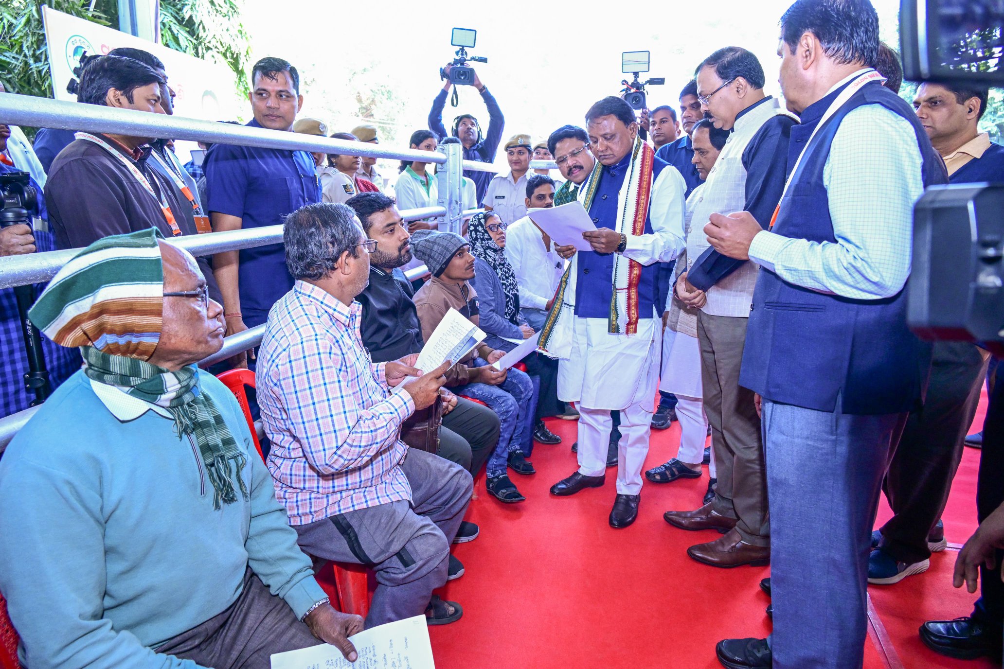 Odisha Chief Minister Mohan Charan Majhi Addresses 1,000 Public Grievances