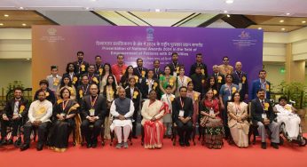President Murmu Honours Trailblazers for Empowering Persons with Disabilities on International Day