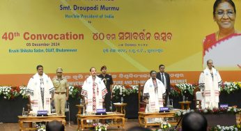 President Murmu Stresses Agricultural Innovation at OUAT Convocation