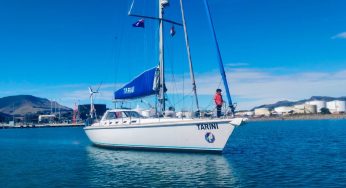 INSV Tarini Departs Lyttelton Port for Historic Third Leg to Falkland Islands