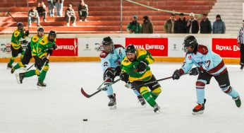 Historic Moments and Dominant Wins Mark Day 3 of Royal Enfield Ice Hockey League