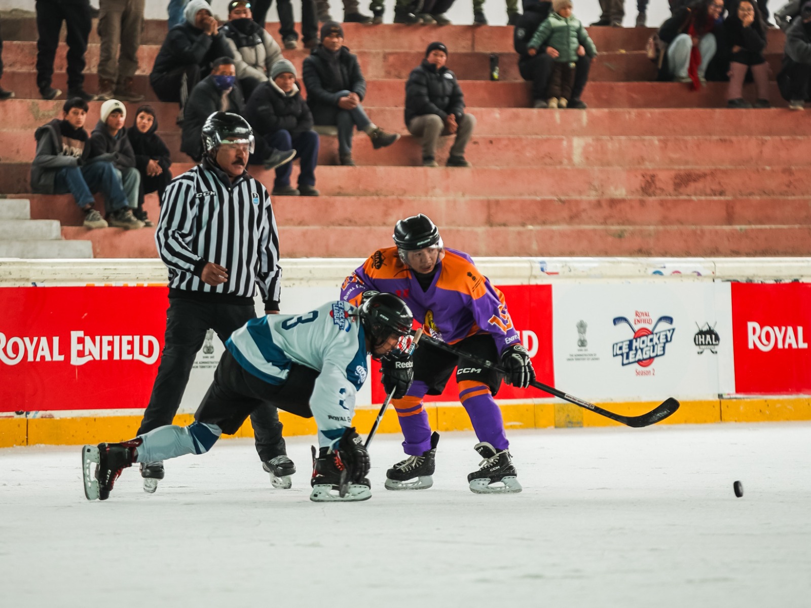 Royal Enfield Ice Hockey League Season 2 Kicks Off in Ladakh with Grand Opening Ceremony