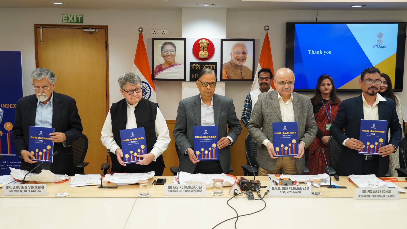 NITI Aayog Launches “Fiscal Health Index 2025”; Odisha Tops State Rankings