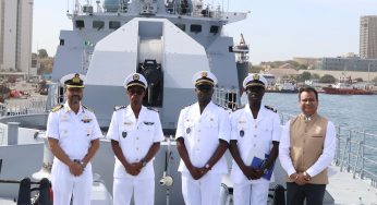 INS Tushil Strengthens Naval Ties with Senegal During Port Call at Dakar