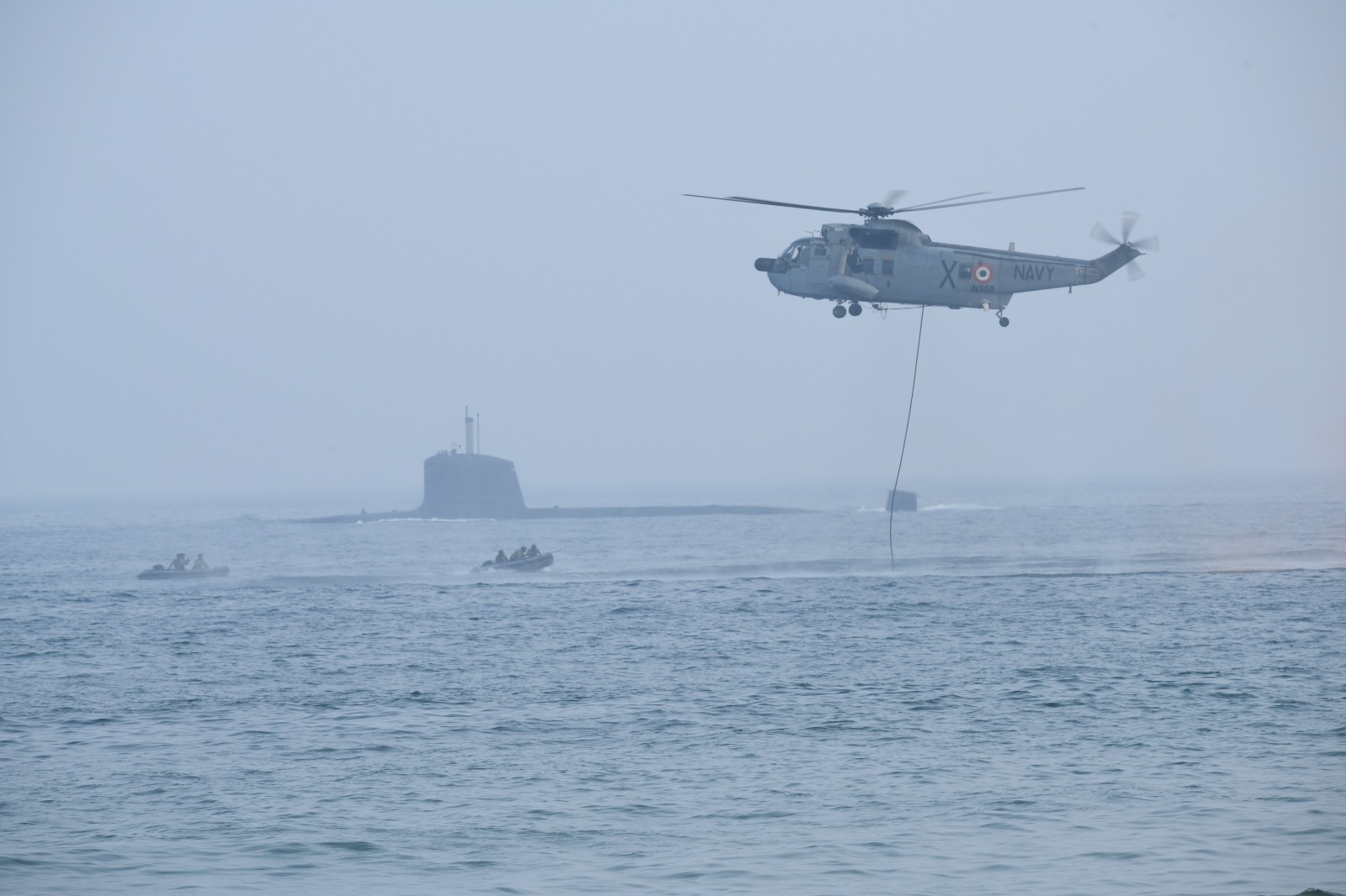 Indian Navy Concludes Spectacular Operational Demonstration at Ramakrishna Beach, Visakhapatnam